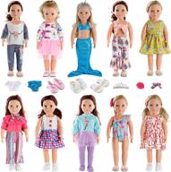 👗 exclusive one shoulder american doll clothes accessories – boost your style! logo