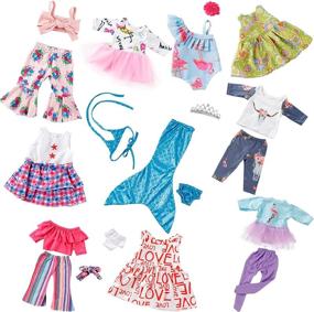 img 3 attached to 👗 Exclusive One Shoulder American Doll Clothes Accessories – Boost Your Style!