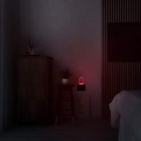 img 1 attached to 🔌 2 Pack of 0.5W LED Red Night Lights with Plug-in Light Sensor for Bedroom, Bathroom, Kitchen, Hallway