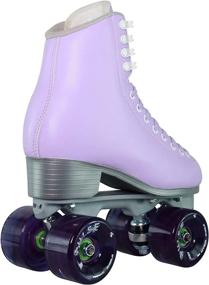 img 2 attached to 🛼 Jackson - Women's and Girls' Finesse Viper Outdoor Roller Skates, Quad Boot with Vinyl-Coated Atom Pulse Lite Wheels