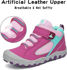 img 3 attached to Trekking Outdoor Fashion Sneaker Lightweight Boys' Shoes ~ Outdoor