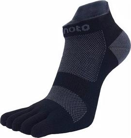 img 3 attached to Minoto's Coolmax No-Show Midweight Toe Socks for Men and Women with Cushion and Mesh - Ideal for Running and Hiking