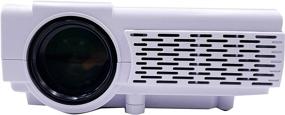 img 4 attached to 📽️ RCA Bluetooth HD LED Home Projector - White, with Wireless Connectivity