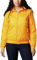 columbia womens insulated bomber x large women's clothing in coats, jackets & vests logo