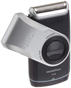 img 4 attached to 💇 Braun M90 Mobile Electric Shaver: Precision Trimmer, Washable - Perfect Razor for Men