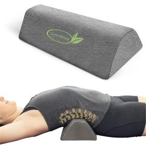 img 4 attached to 👍 Optimized Product Name: "Lumbar Traction Fulcrum - Firm & Gentle Posture Corrector for Lower Back Stretcher Device, Spine Traction & Relief+