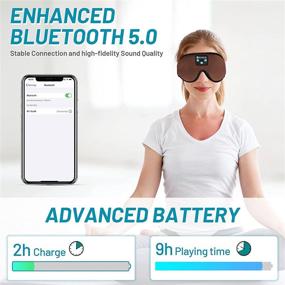 img 2 attached to Boodlab Sleep Headphones Bluetooth Sleep Mask Headphones