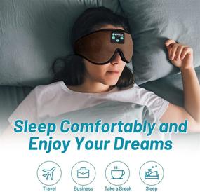 img 3 attached to Boodlab Sleep Headphones Bluetooth Sleep Mask Headphones