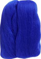 clover natural wool roving blue logo