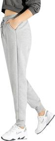 img 2 attached to 👖 TAMEYA Women's Sherpa Lined Sweatpants: Cozy Comfy Fleece Joggers