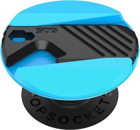 img 3 attached to 🔧 PopSockets: Многофункциональный инструмент PopGrip Cyan с технологией SOG