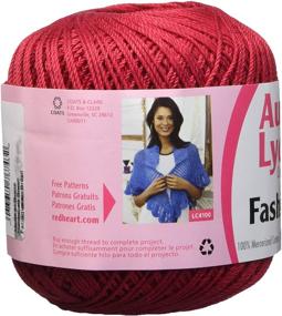 img 1 attached to Vibrant Scarlet Fashion Crochet Thread - Coats Crochet 182.0006 Review & Buying Guide