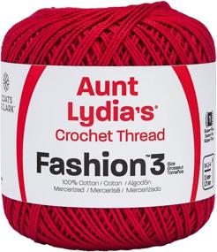 img 4 attached to Vibrant Scarlet Fashion Crochet Thread - Coats Crochet 182.0006 Review & Buying Guide