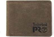 timberland pro leather bifold pullman men's accessories for wallets, card cases & money organizers logo