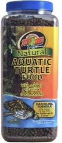 img 1 attached to 🐢 Enhance Growth and Vitality with Zoo Med Natural Aquatic Turtle Food Hatchling Formula (15 oz)