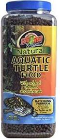 img 2 attached to 🐢 Enhance Growth and Vitality with Zoo Med Natural Aquatic Turtle Food Hatchling Formula (15 oz)