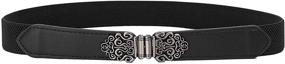 img 4 attached to 👗 Women's Vintage Elastic Belts - Stylish Ladies' Accessories and Fashionable Belts