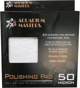 img 1 attached to 🐟 Encompass All Premium 50 Micron Polishing Filter Pad - Perfect Fit for 36x24 Aquariums