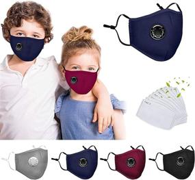 img 4 attached to Face_Masks Reusable Activated Adjustable Protection