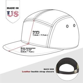 img 1 attached to Hat Depot Genuine Leather Closure Sports & Fitness for Running