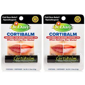 img 2 attached to 💄 Dr. Dan's Cortibalm-2 Pack: Healing Lip Balm for Severely Chapped Lips, Dry Cracked Lips - Men, Women, Children