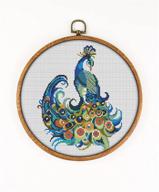 mandala peacock embroidery animals needlepoint logo