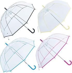 img 4 attached to ☂️ Clear Lightweight Umbrella by Calli Factory