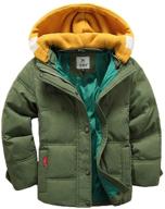 🧥 valentina winter thicken quilted outerwear for boys: jackets & coats logo