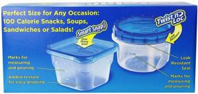 img 1 attached to 🔒 Ziploc Containers Variety Pack, 12-Count (2 Packs)