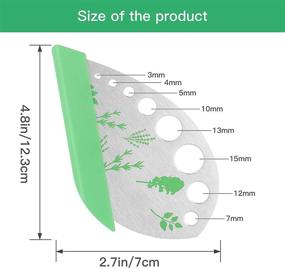 img 2 attached to 🌿 Efficient Herb Stripper: HFEIX Stainless Steel Peeling Device for Kale Vegetable Leaf Removal - 2 Pack with Safe PP Cover