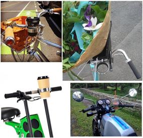 img 1 attached to 🚲 Ecity Bike Handlebar Cup Holder - Aluminum Holder for Coffee, Water Bottle, Cup - Ideal for Cruiser, Mountain, Road Bicycles