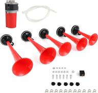 🚢 cciyu 125db air horn kit with 5 trumpet musical dukes of hazzard sound for train car truck boat rv - 12v compressor replacement logo