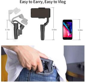 img 3 attached to FeiyuTech VLOG Pocket 3-Axis Smartphone Gimbal Stabilizer | YouTube TIK Tok Live Video | Compatible with iPhone SE 11 Pro XR X, Samsung Note 9 S10+, Huawei P40 P30 P20 Pro | Official