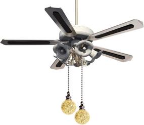 img 1 attached to Crystal Cracked Ceiling Decoration Extension Lighting & Ceiling Fans for Ceiling Fans & Accessories