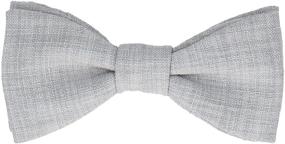 img 3 attached to Mrs Bow Tie Isaac Textured Men's Accessories