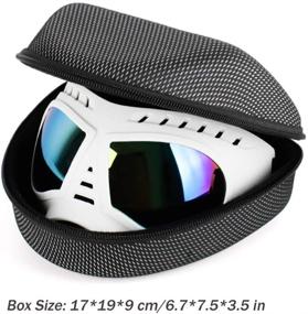 img 1 attached to 🐶 Lifeunion Dog Goggles: Optimal Protection for Medium/Large Dogs against Dust, Haze, Wind, Snow - Adjustable & UV-Resistant Sunglasses