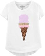 👚 sequin short sleeve t-shirt for girls by oshkosh b'gosh logo