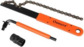 img 3 attached to Oumers Bike Cassette Removal Tool with Chain Whip: Efficient Bicycle Sprocket Removal Set