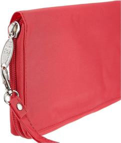 img 2 attached to 💼 Big Skinny Women's Panther Clutch Slim Wallet, Coral - Holds Up to 40 Cards