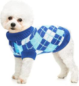 img 3 attached to 🐾 Cozy Pet Sweaters: 2-Pack Knitted Winter Clothes for Small Dogs and Cats - Keep Your Furry Friends Warm in Style!