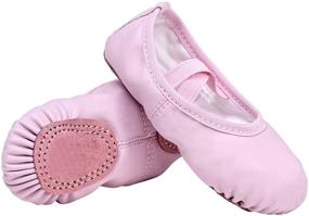 img 4 attached to 🩰 STELLE Athletic Ballet Practice Dancing Shoes for Little Girls