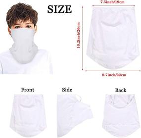 img 1 attached to CHUANGLI Bandana Gaiter Balaclava Protection Boys' Accessories - Cold Weather