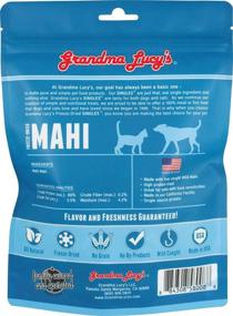 img 1 attached to 🐟 Grandma Lucy's Freeze-Dried Mahi Singles Treat for Dogs and Cats - 3.5oz, Blue (58008-8)