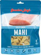 🐟 grandma lucy's freeze-dried mahi singles treat for dogs and cats - 3.5oz, blue (58008-8) logo