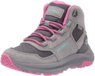 merrell ontario 85 wtrpf hiking boot: reliable unisex-child footwear for outdoor adventures logo