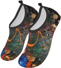 img 3 attached to Codymon Water Barefoot Quick Dry Colorful Women's Athletic Shoes