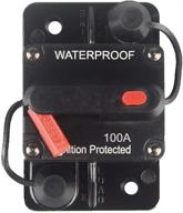 🔌 ouhl 100 amp circuit breaker - manual reset 30-250a dc, waterproof (100a) - ideal for car, truck, rv, atv, marine, trolling motors, boats and vehicles - 12v-48v logo