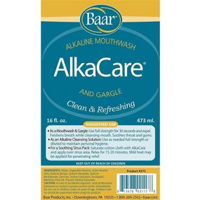 img 3 attached to 🌿 AlkaCare Mouthwash & Gargle – 16 Oz: Refreshing Oral Rinse for Complete Oral Hygiene