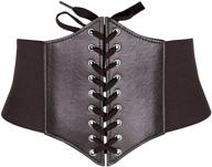 ayliss elastic waspie corset cincher: a fashion-forward accessory belt for women logo