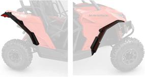 img 3 attached to Enhanced Can Am Maverick & Maverick Max Mudguards/Fender Flares for Extra Coverage #715001323